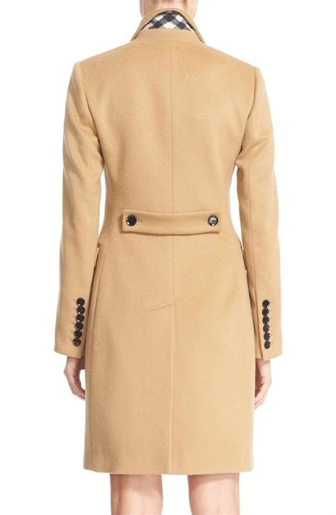 burberry sidlesham tailored wool blend coat|Wool Tailored Coat in Straw/linden .